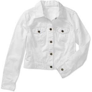 White denim jacket